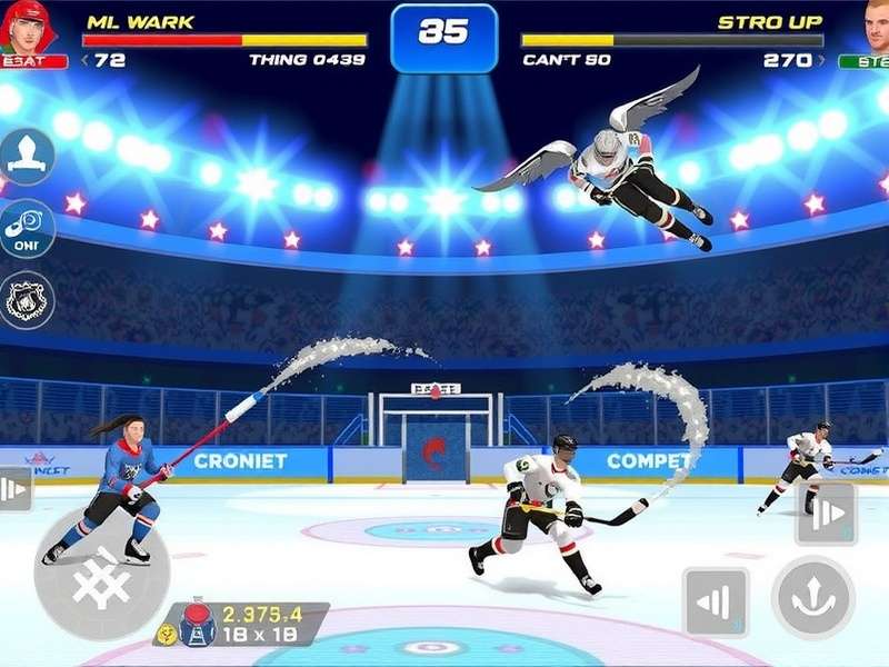 Dynamo Hockey Battle Gameplay Screenshot